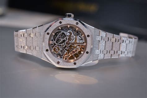 frosted audemars piguet royal oak|ap royal oak openworked.